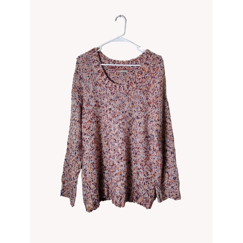 Ecote Sweater Medium Long Sleeve Multicolor Alpaca Polyester Festive Holiday